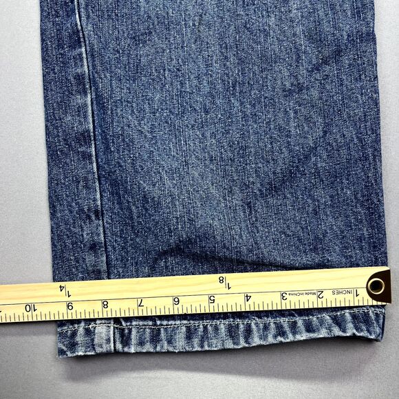 VTG Arizona Jeans Women's 16R Carpenter Dark Baggy‎ Denim Skater Grunge Y2K - Picture 7 of 16